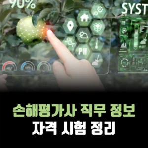 손해평가사-직무-자격