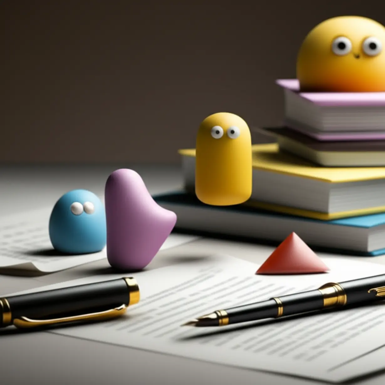 Abstract-3D-shapes-representing-documents-and-written-language.