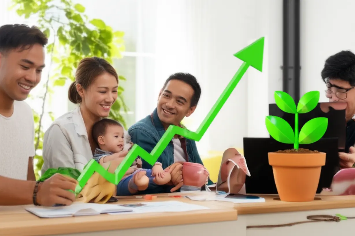 Cute-3D-illustration-representing-benefits-like-work-life-balance,-happiness,-and-productivity.
