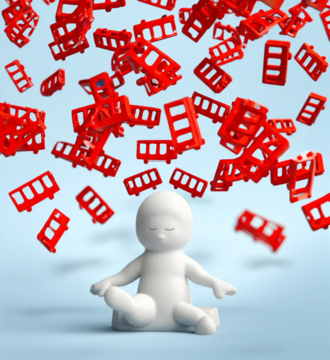 A-cute-3D-figure-experiencing-calm-turn-into-unexpected-busyness.