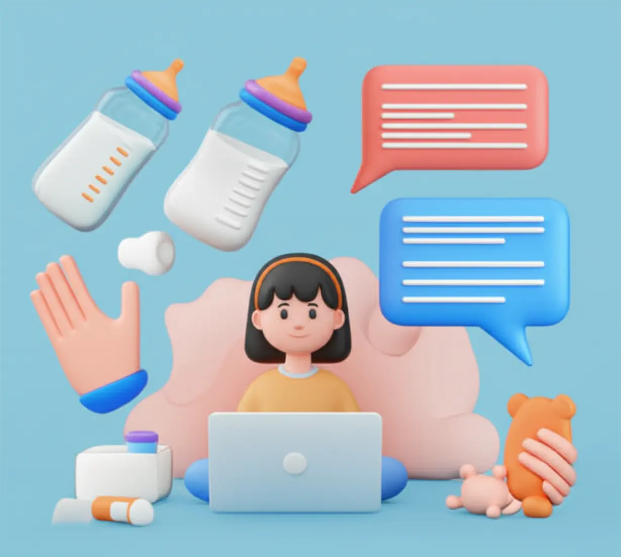 Someone-studying-online-for-the-maternal-and-newborn-health-manager-certification.
