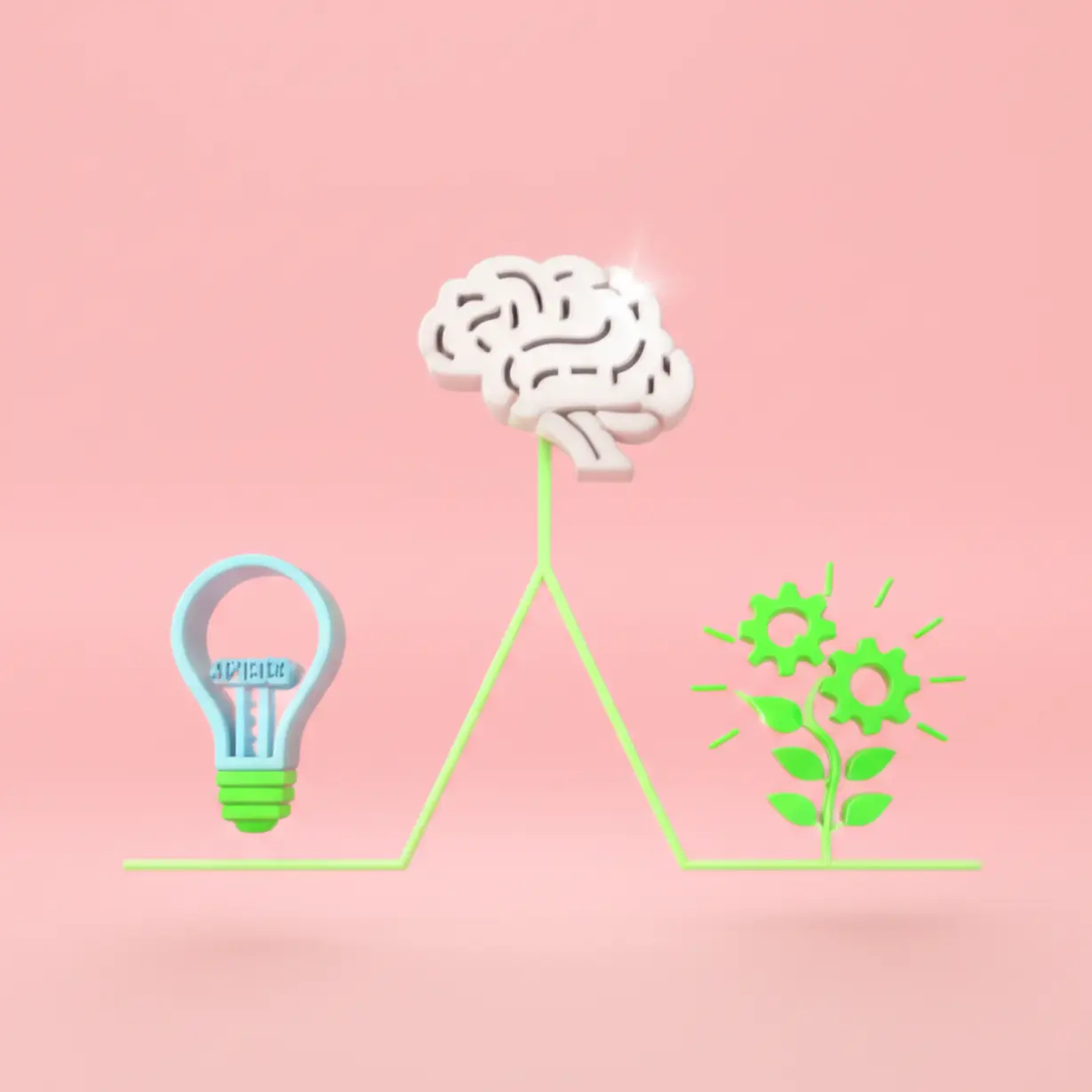 A-cute-3D-illustration-of-a-path-splitting-into-two,-representing-the-choice-between-developing-something-external-and-developing-oneself-internally.
