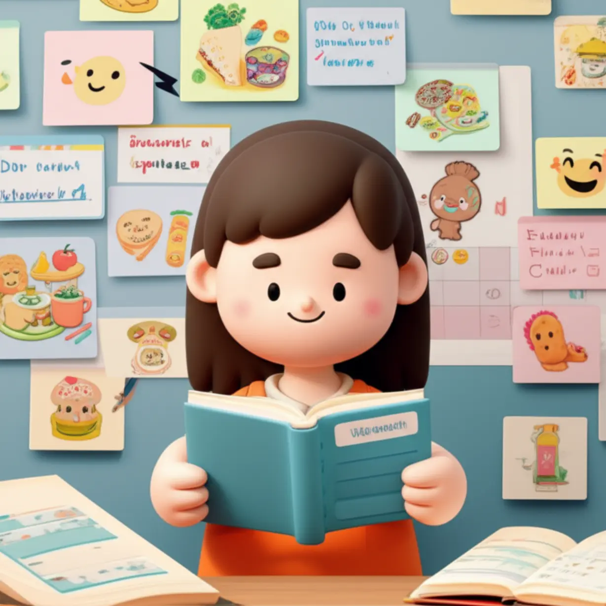 Illustration-of-learning-English-vocabulary-in-sentences-and-grouped-by-topic.