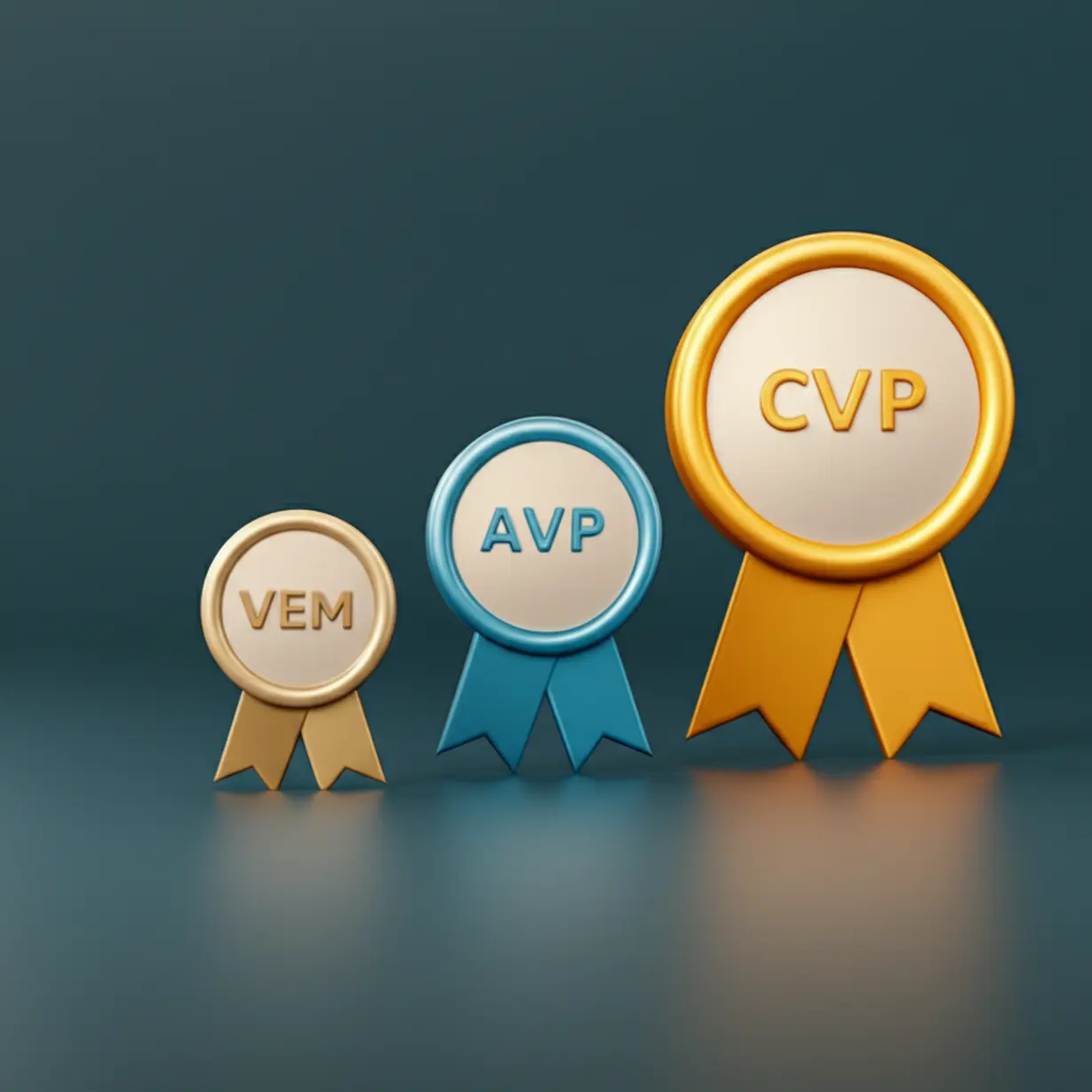 귀여운-3D-VEM,-AVP,-CVP-건설VE-자격증-배지를-나타내는-이미지