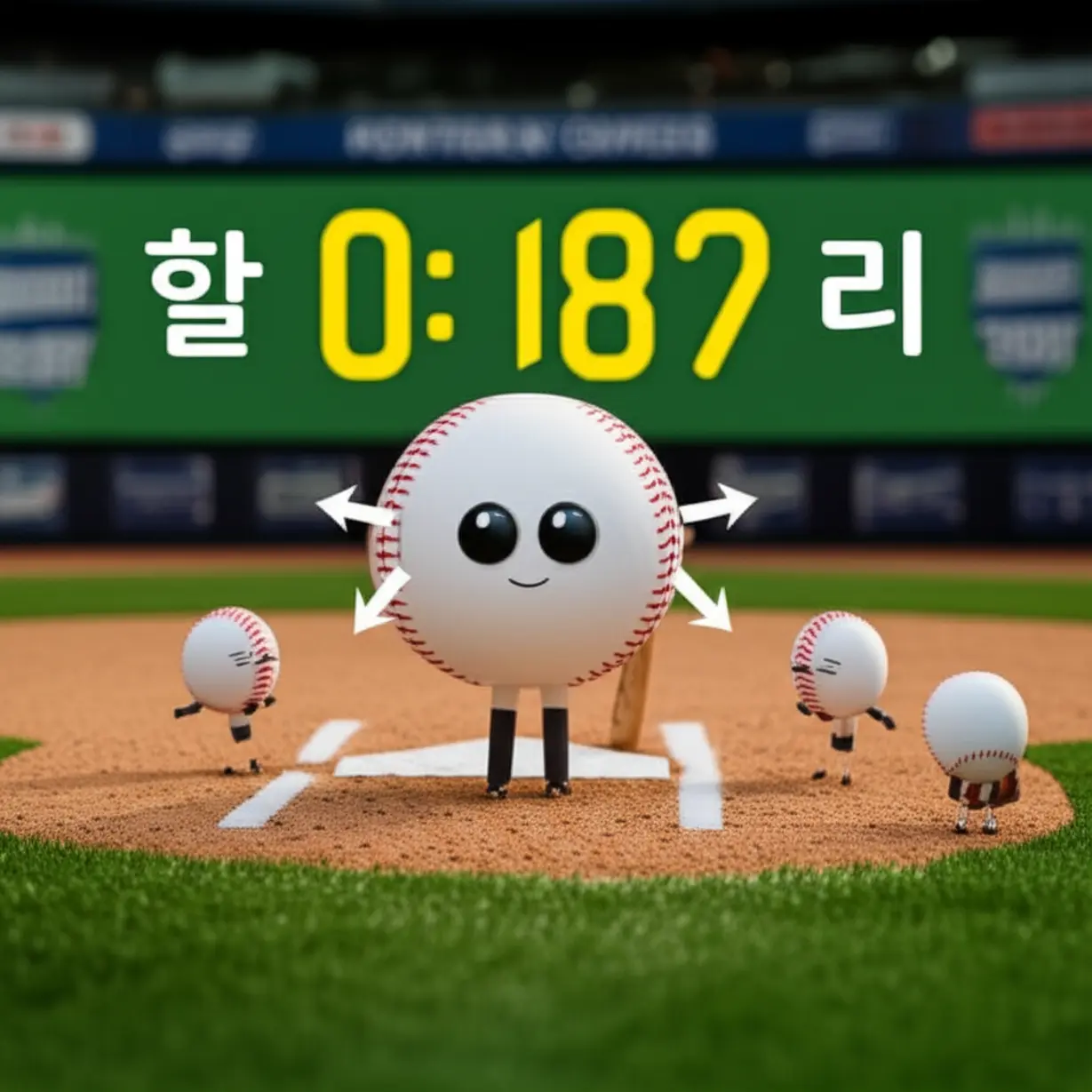 귀여운-3D-야구-스코어보드에-표시된-타율-숫자를-할푼리로-읽는-방법을-보여주는-그림