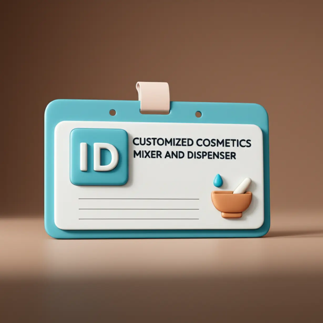 맞춤형화장품조제관리사-자격증을-상징하는-귀여운-3D-이미지