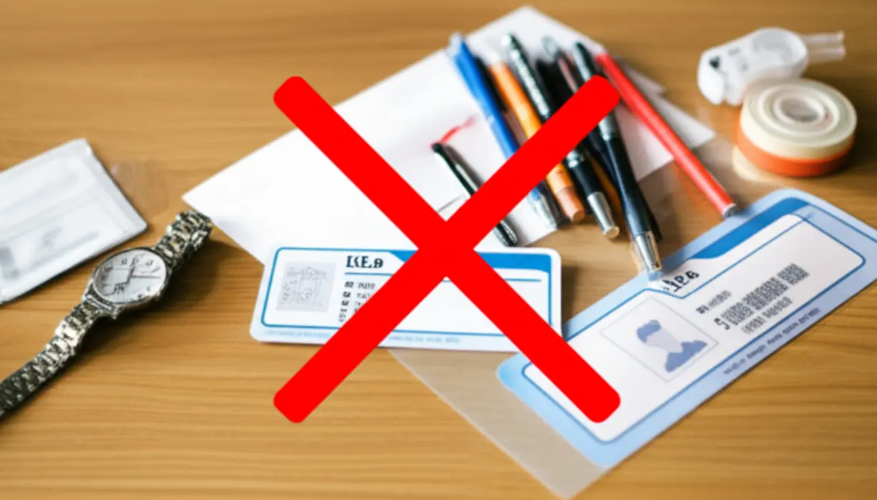 신분증,-수험표,-필기구,-시계,-금지된-전자기기-아이콘-이미지