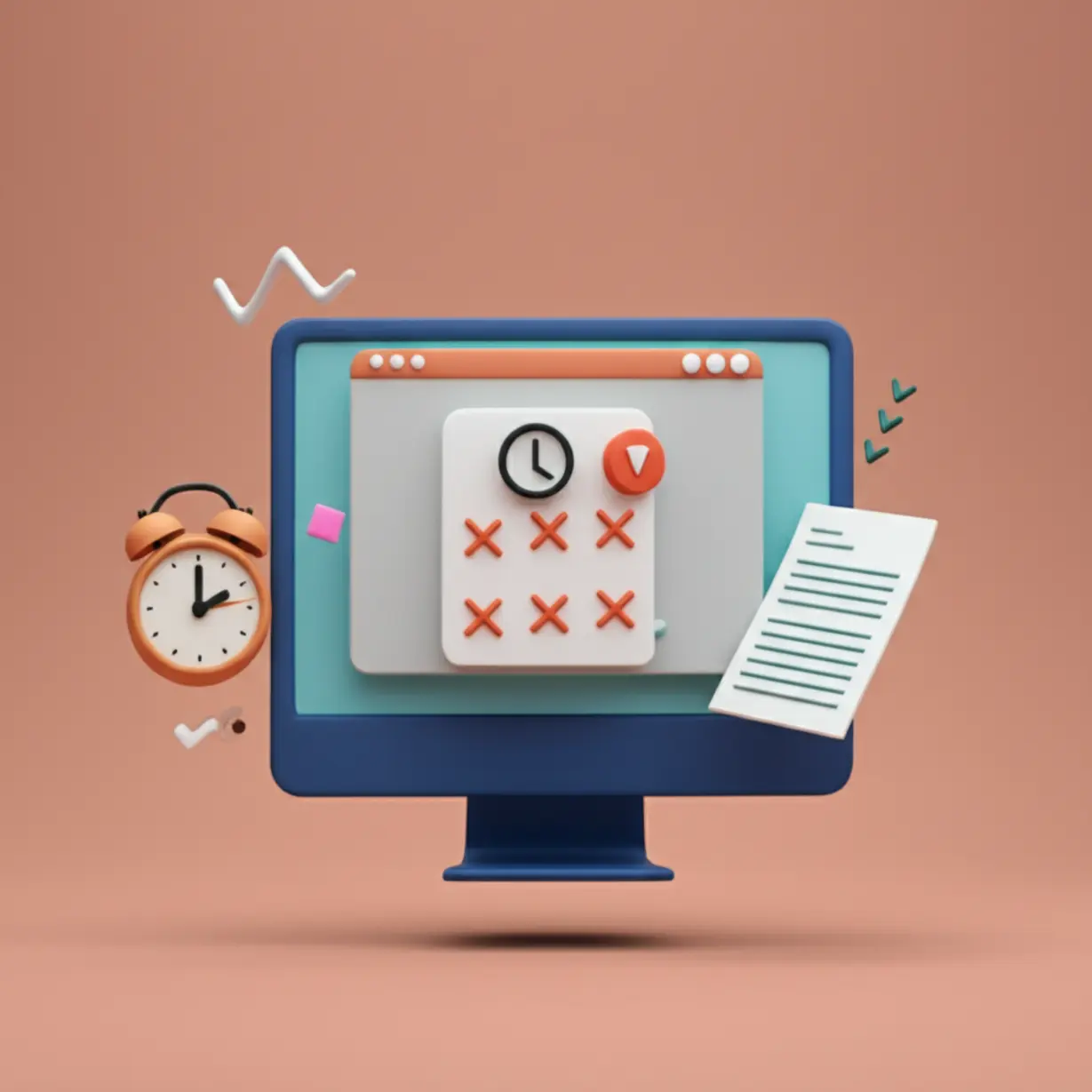 Computer-screen-showing-exam-questions-and-a-timer,-symbolizing-the-test-process.