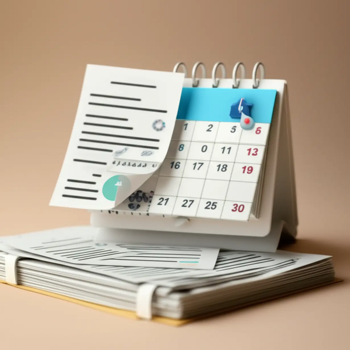 A-cute-3D-image-showing-a-calendar-and-application-forms,-symbolizing-the-2026-admission-schedule-and-changes.