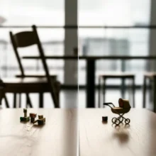 A-stylized-image-showing-a-subtle-boundary-between-a-quiet-adult-space-and-an-area-representing-children-and-families,-symbolizing-the-No-Kids-Zone-debate.