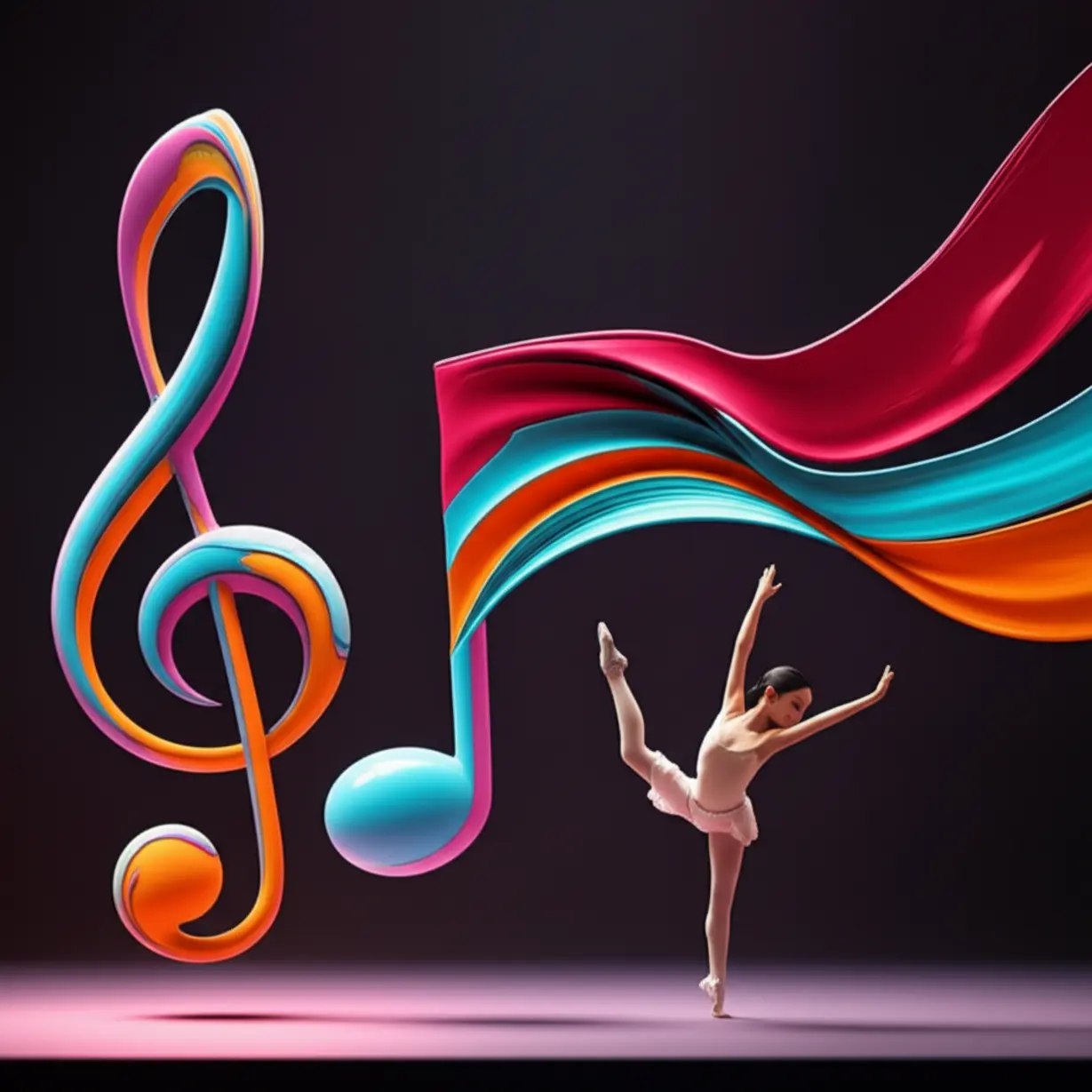 Icons-representing-music,-art,-and-dance-blending-together.