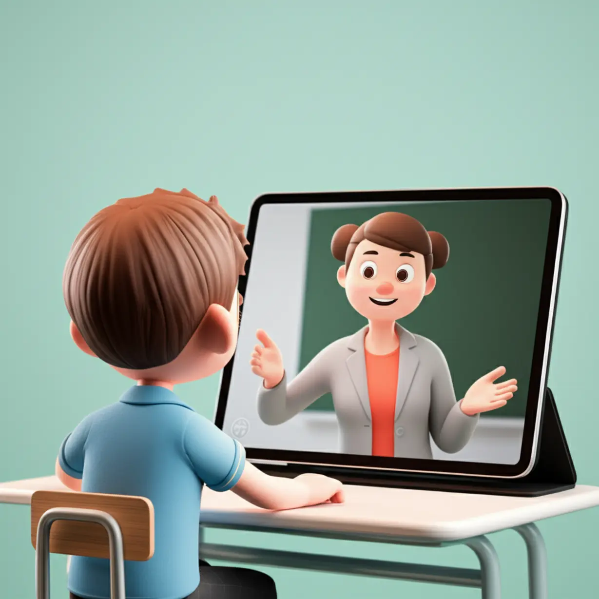 A-student-character-receives-personalized-math-tutoring-from-a-virtual-teacher-on-a-tablet.