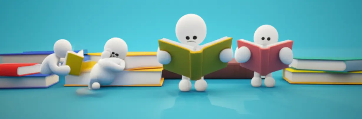 독서를-보는-다양한-시각과-여러-종류의-책을-표현한-귀여운-3D-이미지,-텍스트힙-동향
