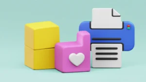 레퍼런스,-오마주,-표절-개념을-귀여운-3D-그래픽으로-표현한-이미지