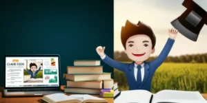 A-3D-animated-character-transitioning-from-studying-to-celebrating-exam-success.