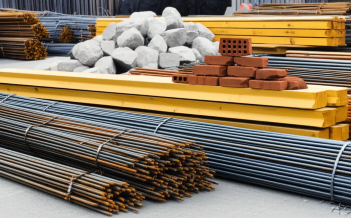 Cute-3D-illustration-showing-different-types-of-construction-waste-like-concrete,-wood,-metal,-and-bricks-ready-for-recycling.