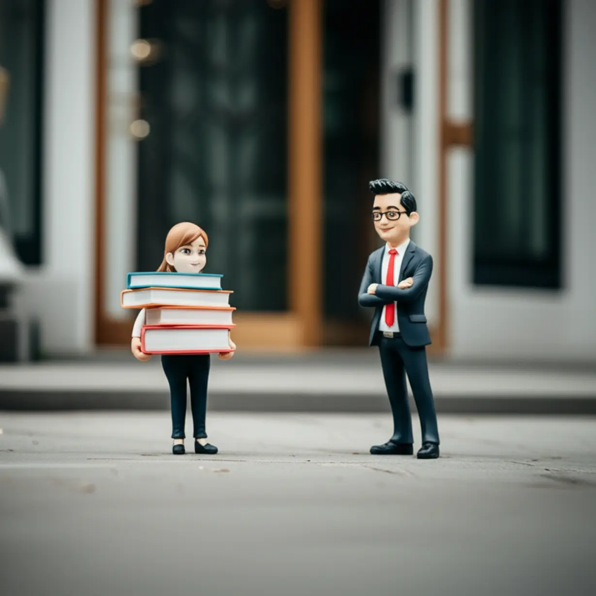 Illustrations-of-an-Assistant-Housing-Manager-and-a-Housing-Manager,-symbolizing-their-different-roles-and-career-stages.