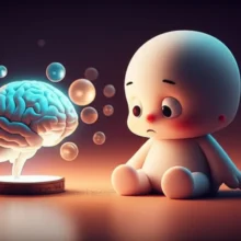 귀여운-3D-캐릭터가-AI와-상호작용하며-자신을-알아가는-모습을-표현한-이미지