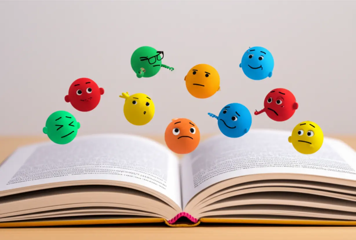 Cute-3D-heads-demonstrating-different-actions-like-thinking-and-meeting