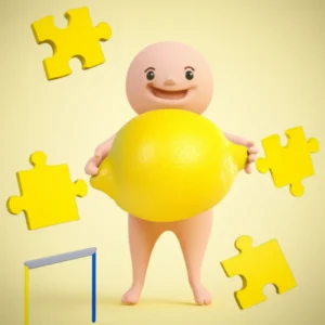 Cute-3D-illustration-showing-the-phrase-easy-peasy-lemon-squeezy-with-a-character-squeezing-a-lemon-easily-and-symbols-of-simple-tasks.
