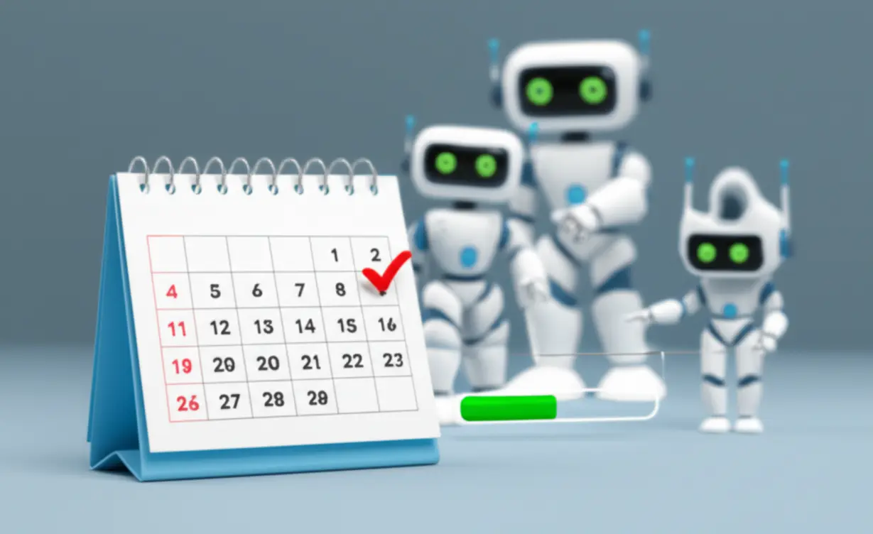 A-3D-illustration-depicting-a-calendar-with-exam-dates-and-a-clear-study-roadmap,-indicating-organized-preparation-for-success.