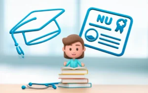 A-cute-3D-illustration-of-someone-quickly-studying-nursing-to-get-their-license.