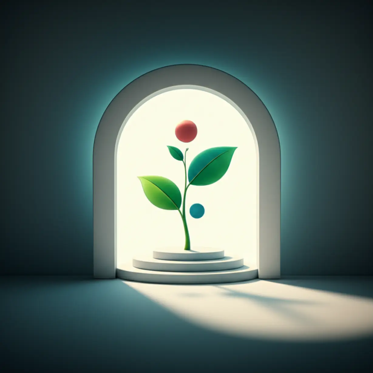 A-cute-3D-illustration-showing-a-stylized-doorway-representing-the-concept-of-Gwihwa-(naturalization).