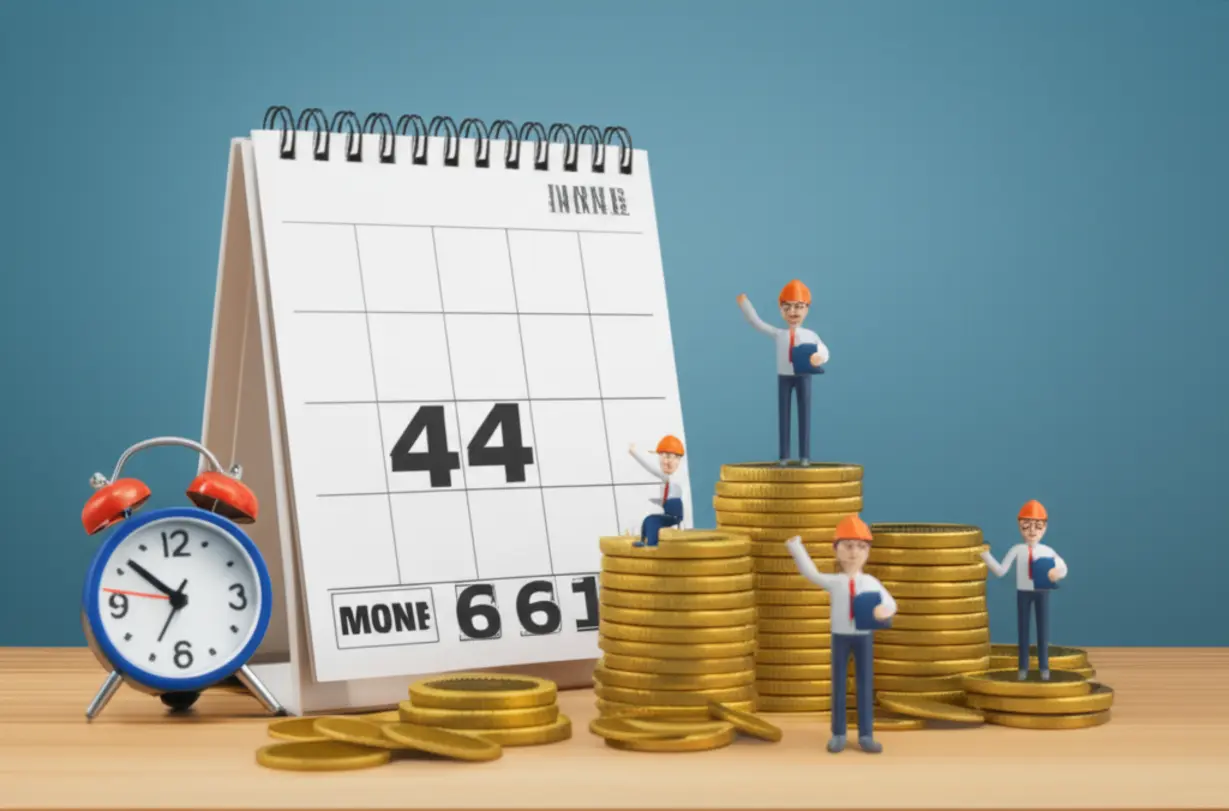 Image-showing-calendar,-clock,-and-money,-symbolizing-the-work-duration,-hours,-and-pay-for-an-internship.