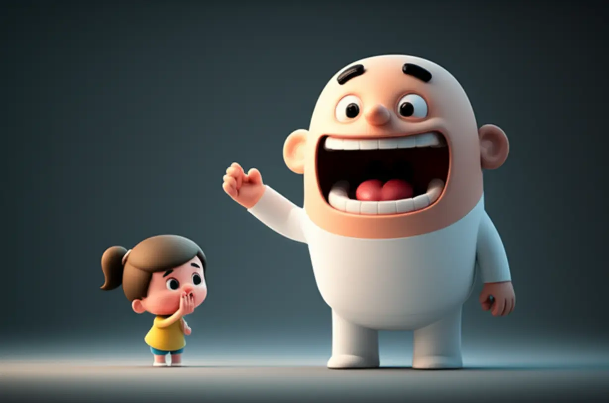 속마음을-숨기는-캐릭터와-대놓고-표현하는-캐릭터의-귀여운-3D-이미지