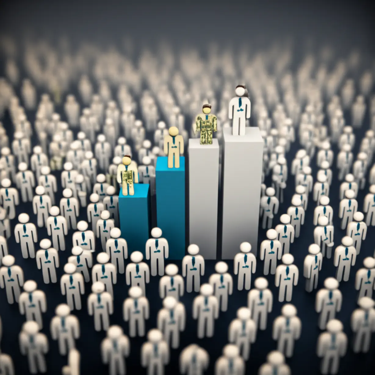 A-cute-3D-bar-graph-illustrating-the-military-civil-servant-competition-rate.