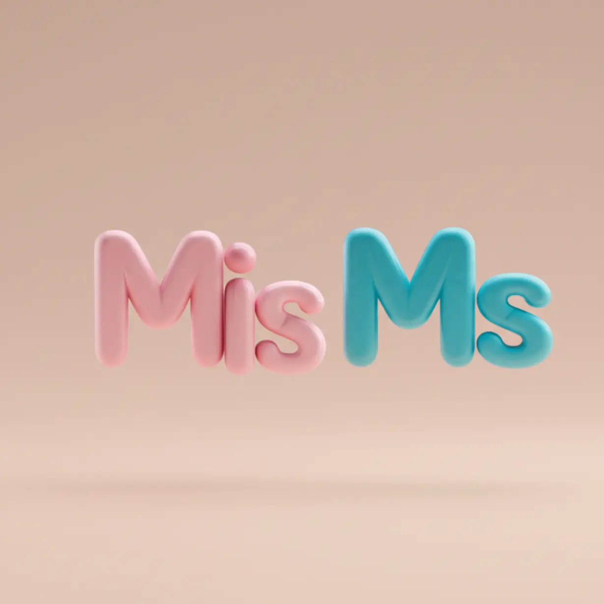 Cute-3D-icons-representing-Miss-and-Ms-titles.