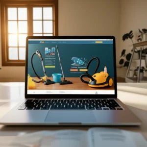 Clean-and-organized-room-scene-with-a-laptop-showing-an-online-course