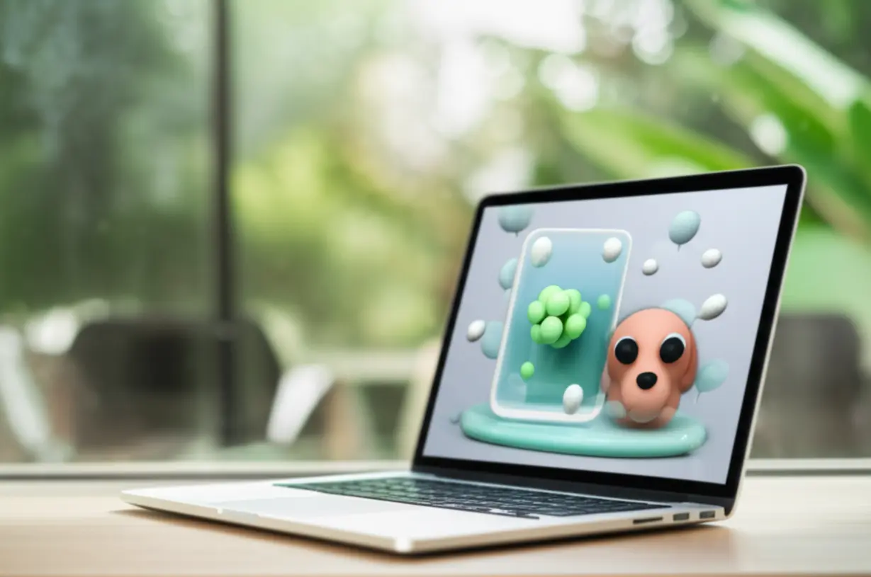 A-stylized-representation-of-online-learning-on-a-device.