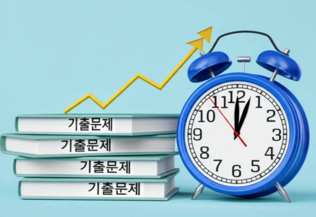 Image-representing-the-strategy-of-focusing-on-past-exam-questions-under-time-pressure.