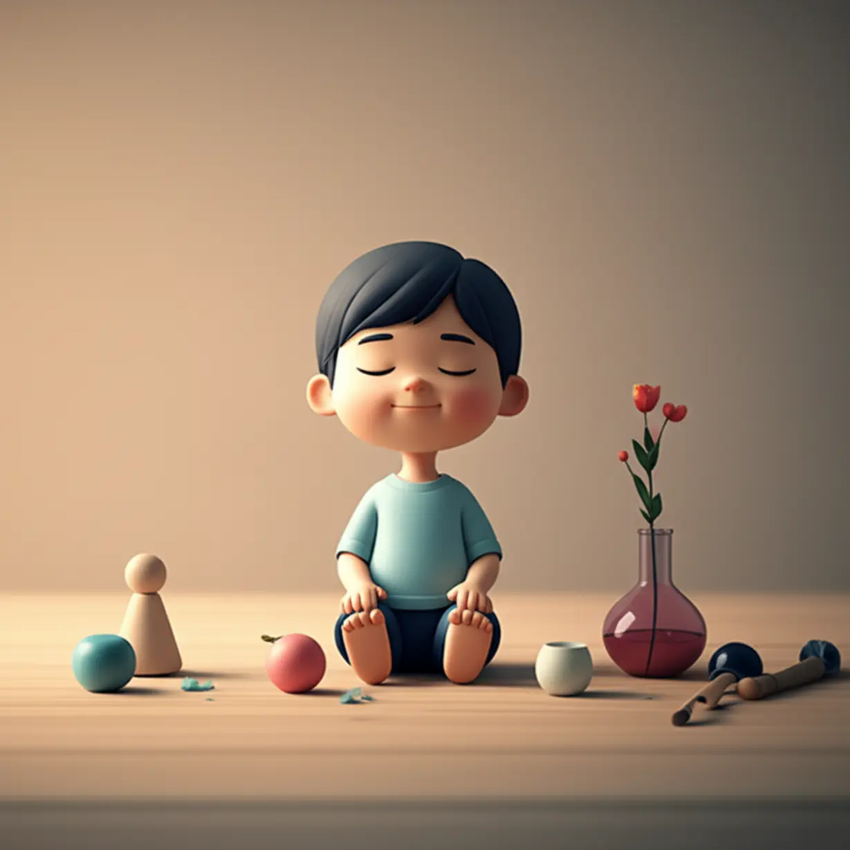 A-calm-figure-in-a-peaceful,-organized-setting,-representing-inner-strength-and-quiet-presence.