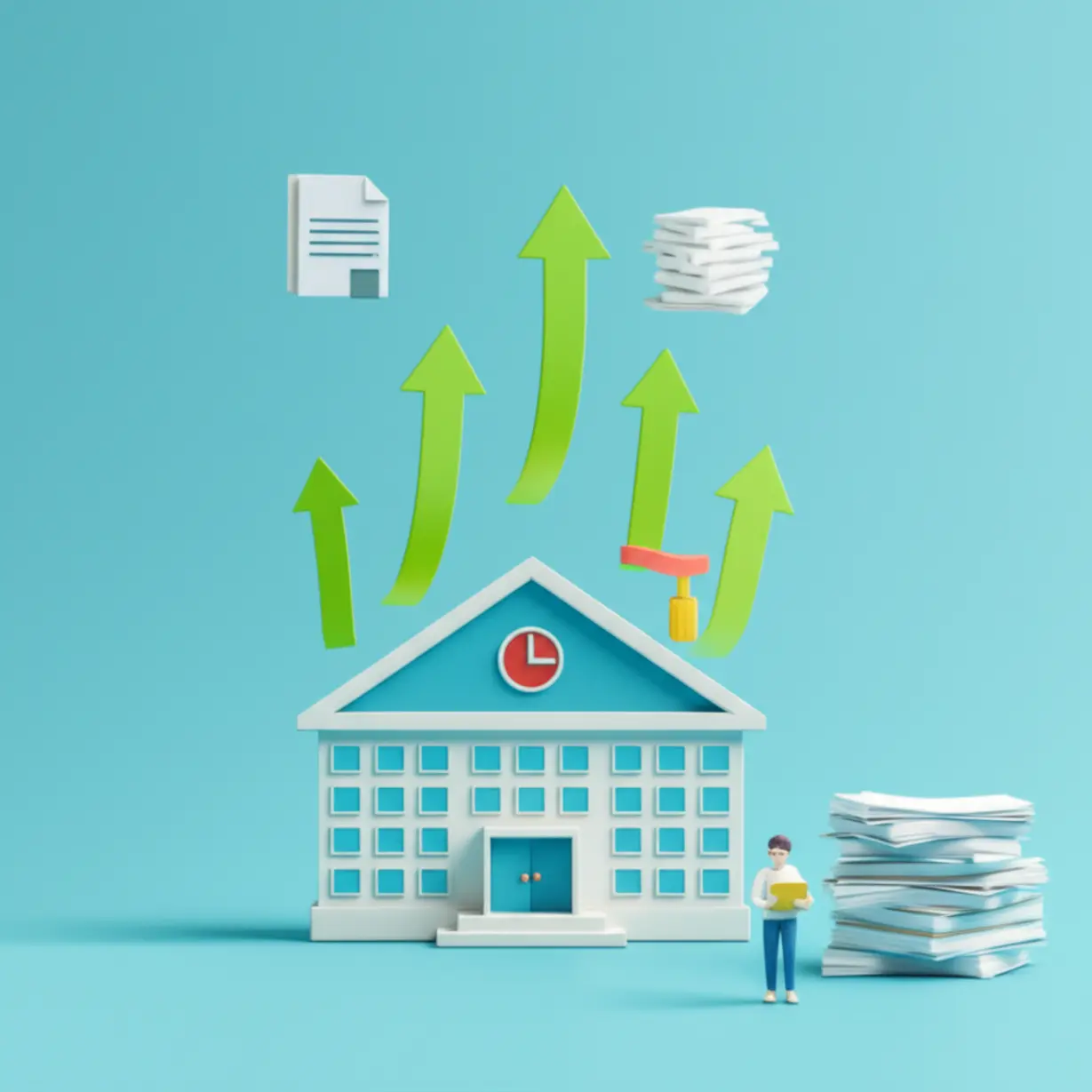 A-cute-3D-image-symbolizing-the-improvement-and-streamlining-of-an-educational-system.
