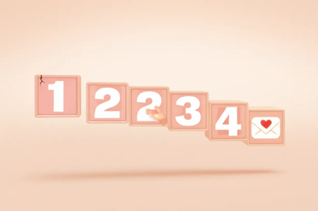 A-cute-3D-illustration-of-five-clear,-labeled-blocks-representing-the-step-by-step-process-of-writing-an-effective-apology-letter,-emphasizing-structured-communication.