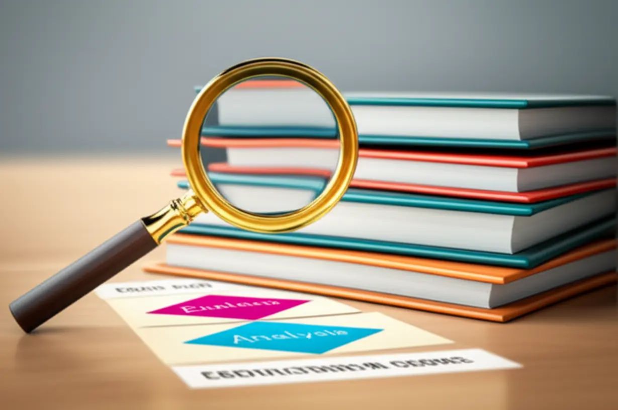 교육기관-선택-기준과-커리큘럼을-분석하는-돋보기와-책