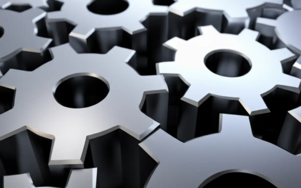 조종과-통제를-상징하는-맞물린-추상적인-기어,-다크-심리학의-정의를-나타내는-귀여운-3D-이미지