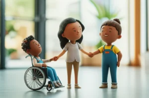 장애인과-지원자가-함께하는-따뜻하고-포괄적인-공동체-모습