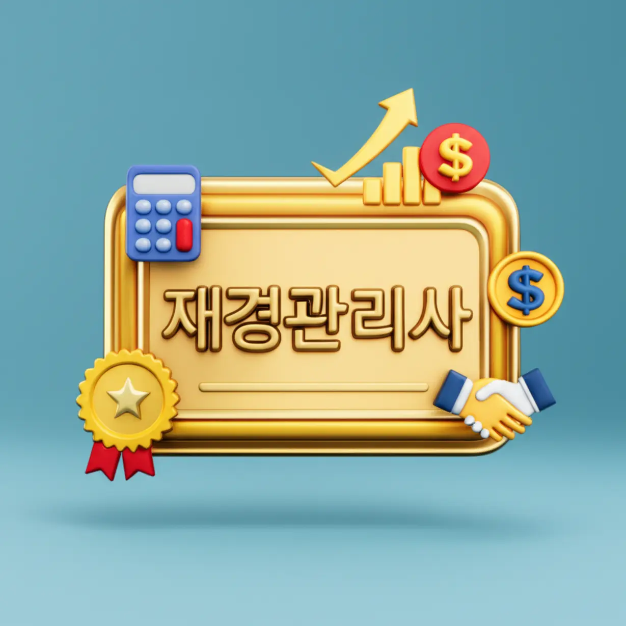 A-golden-certificate-symbolizing-the-Financial-Management-Administrator-qualification,-surrounded-by-financial-and-career-growth-icons.