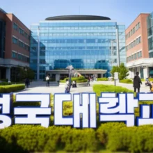 An-illustration-showing-the-modern-campus-of-Gyeongguk-University,-symbolizing-the-merger-of-two-universities-and-a-new-era-of-education-in-Gyeongbuk.