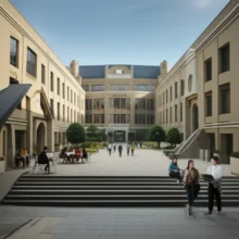 인하대학교-캠퍼스에서-학생들이-공부하고-교류하며-미래를-꿈꾸는-활기찬-모습