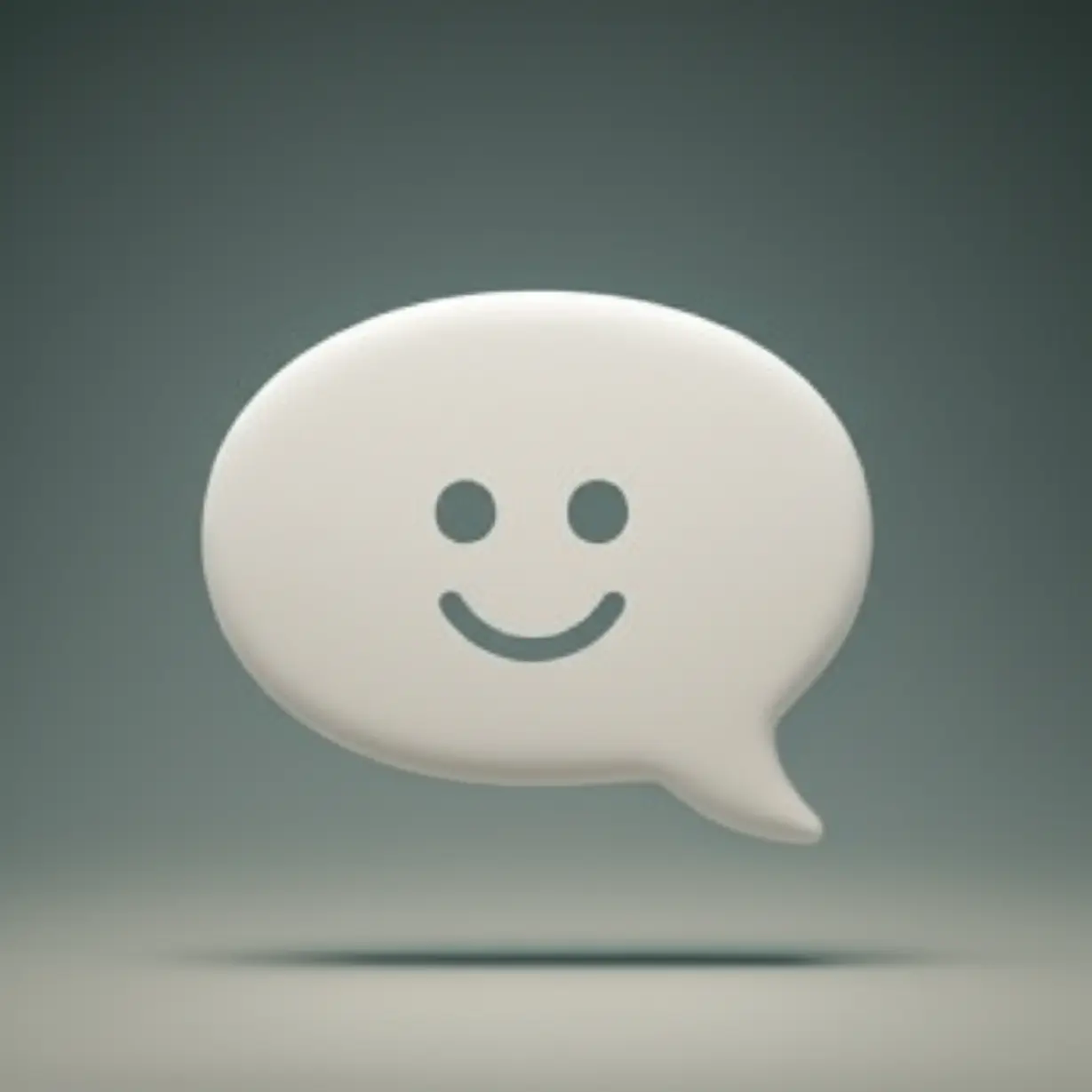 A-plain-speech-bubble-with-a-neutral-expression,-indicating-a-polite-or-casual-response.