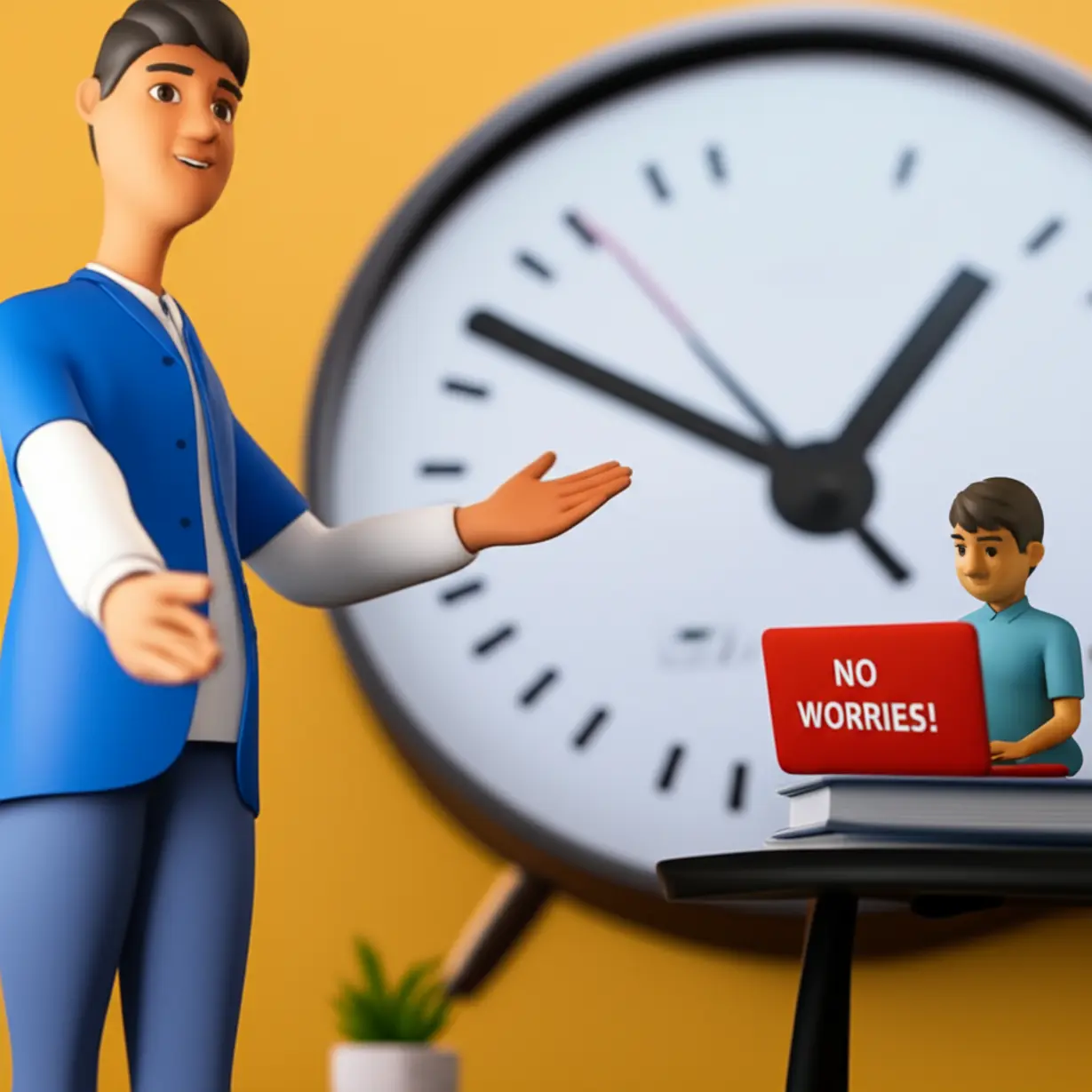 A-cute-3D-image-of-people-calmly-working-and-interacting,-illustrating-idioms-like-