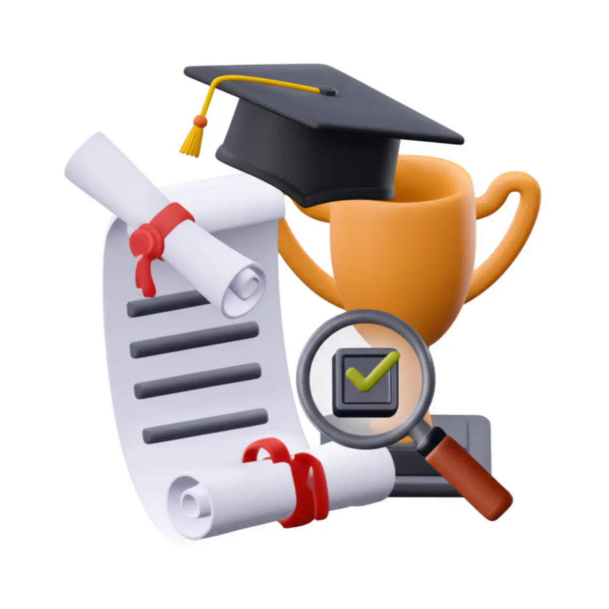 A-cute-3D-illustration-of-academic-and-professional-symbols-representing-internship-qualifications-and-achievements.