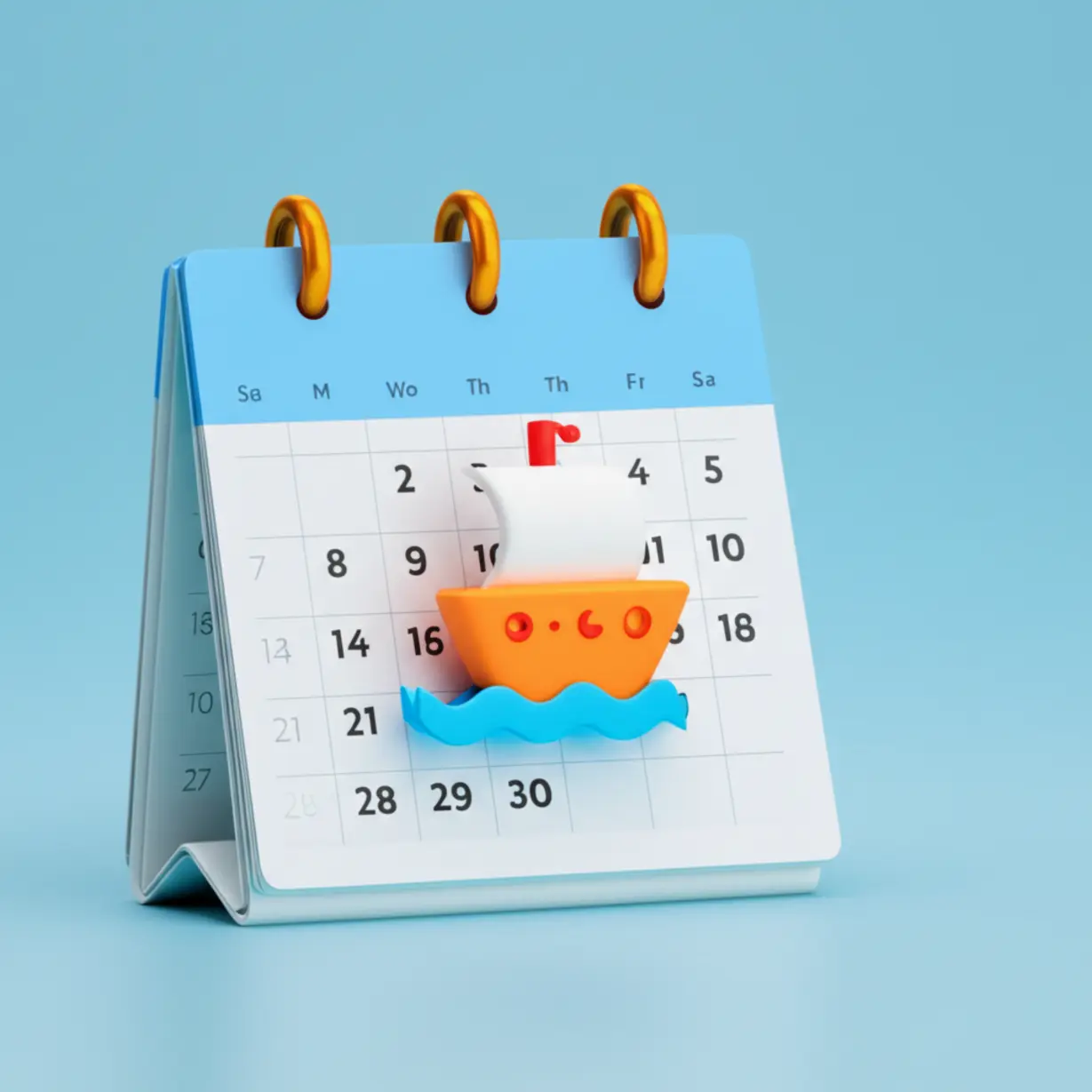 A-cute-3D-calendar-highlighting-exam-dates-for-ship-safety-managers.