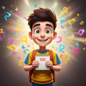 대치동-학원에서-수학-100점을-달성하고-기뻐하는-학생