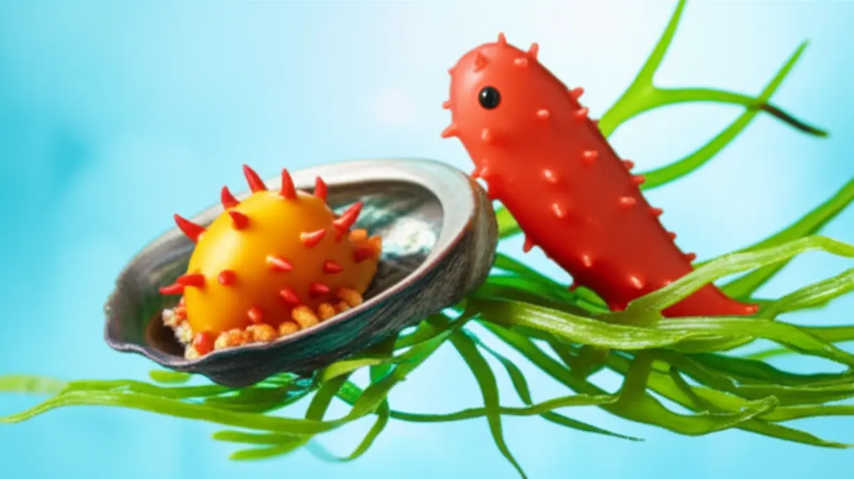 해삼,-전복,-멍게-등-독특한-한국-해산물-일러스트