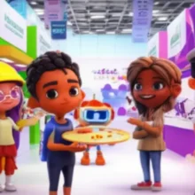 A-3D-image-depicting-children-exploring-various-career-paths-at-a-fair.